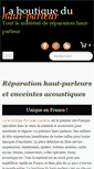 Mobile Screenshot of haut-parleur.net